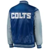 Indianapolis Colts Grey and Blue Enforcer Jacket