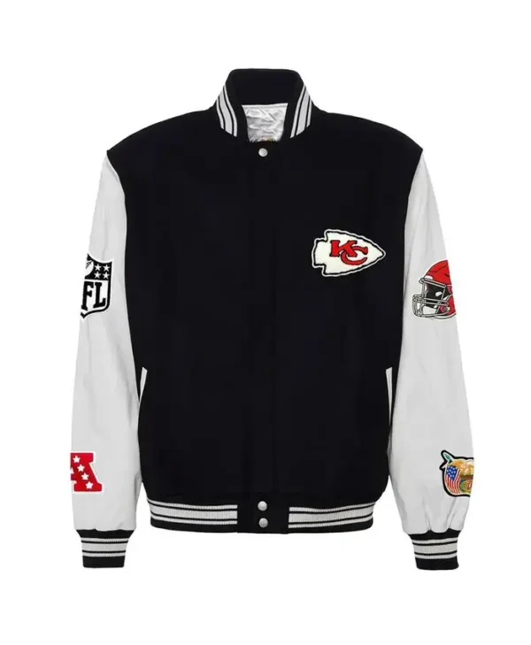 kansas-city-chiefs-black-and-white-varsity-jacket