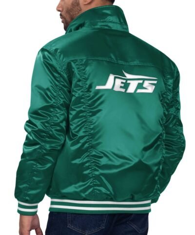 Men's New York Jets Levi’s x Starter Green Trucker Jacket