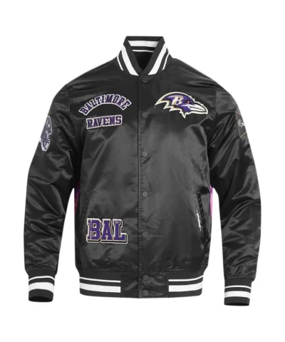 mens-pro-standard-black-baltimore-ravens-sublimated-satin-full-snap-jacket