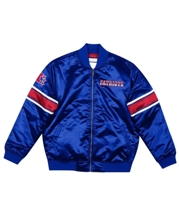 New England Patriots Classic Logo Satin Jacket