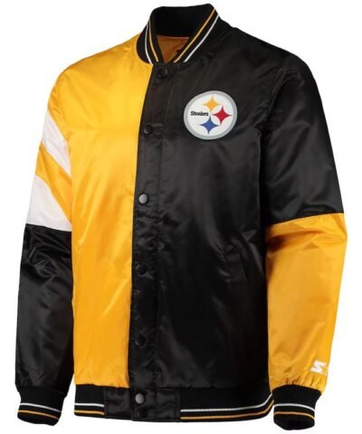 Pittsburgh Steelers Leader Varsity Satin Jacket