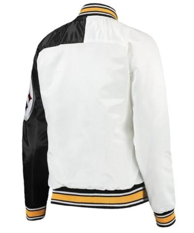 pittsburgh-steelers-white-and-black-satin-jacket