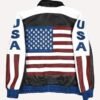American Flag Vintage Leather Jacket