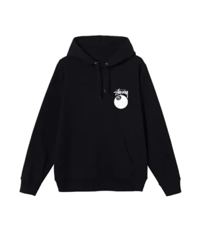8 ball hoodie - Black Front