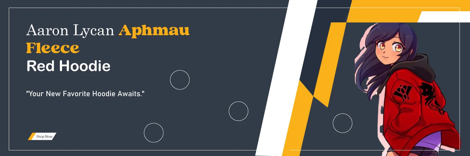 Aaron Lycan Aphmau Fleece Red Hoodie