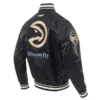 Atlanta Hawks City Edition Satin Snap Jacket