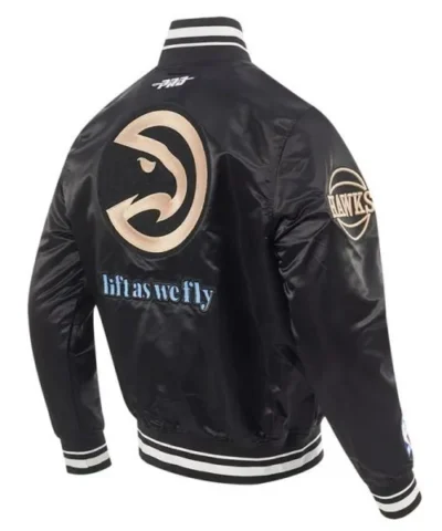 Atlanta Hawks City Edition Satin Snap Jacket