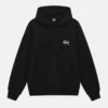 Basic Stussy Pullover Black Hoodie
