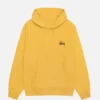 Basic Stussy Pullover Yellow Hoodie