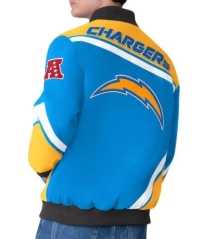 Chargers Maximum Racing Powder Blue Jacket