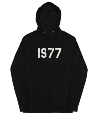 Essentials 1977 Black Hoodie