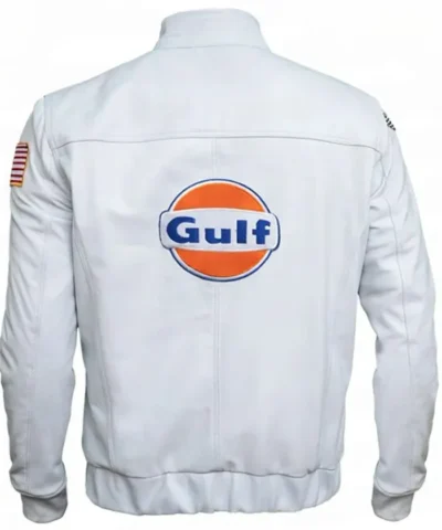 Gulf Erect Collar Bomber Jacket Back