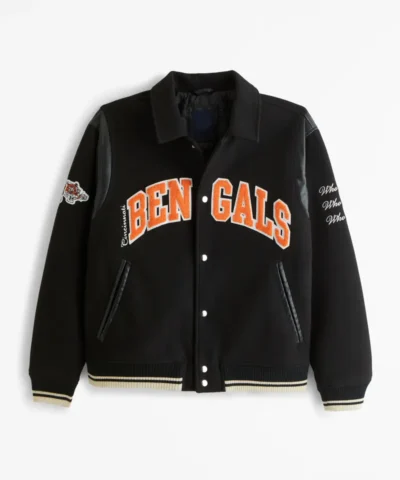 Cincinnati Bengals Varsity Bomber Jacket