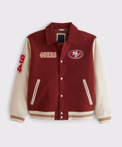 San Francisco 49ers Varsity Bomber Jacket