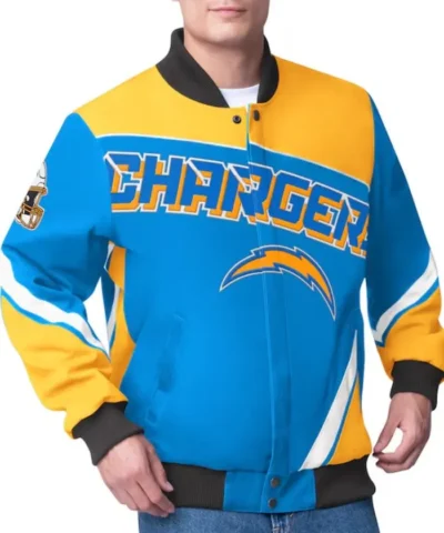 LA Chargers Maximum Racing Powder Blue Jacket
