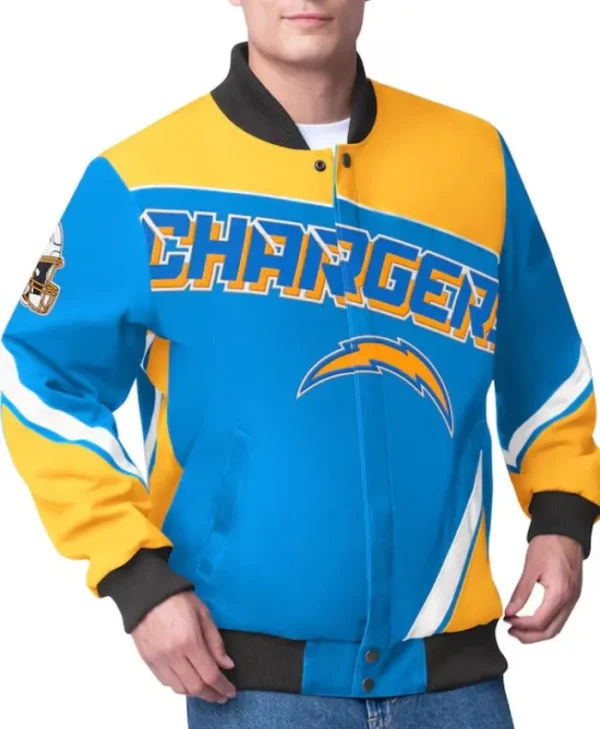 LA Chargers Maximum Racing Powder Blue Jacket