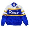 LA Rams Special Script Satin Jacket
