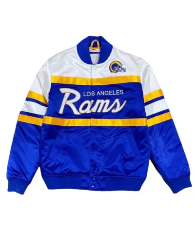LA Rams Special Script Satin Jacket