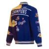 Lakers Champion Varsity Jacket Back