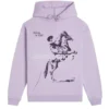 Lonely Ghost Pink Hoodie Front View