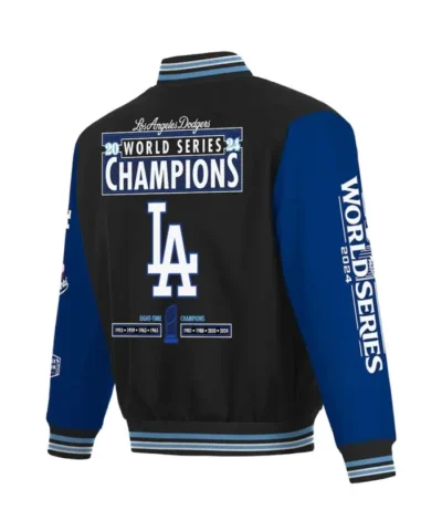 Los Angeles Dodgers Championship Bomber Jacket - Back