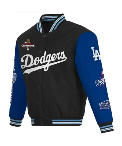 Los Angeles Dodgers Championship Bomber Jacket - Front