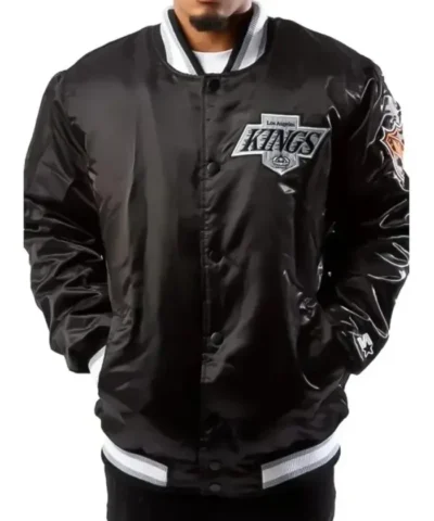 Los Angeles Kings Black Bomber Jacket