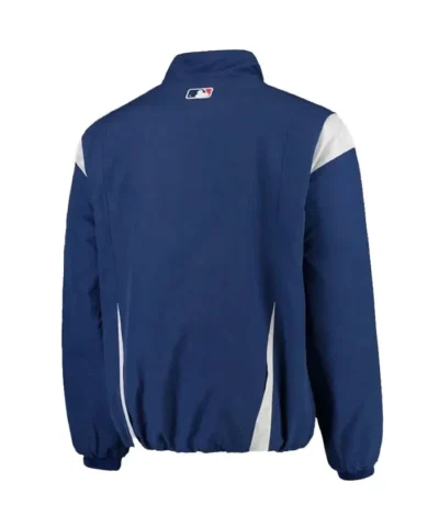 Majestic Royal Los Angeles Dodgers On Field Therma Base Thermal Full Zip Jacket
