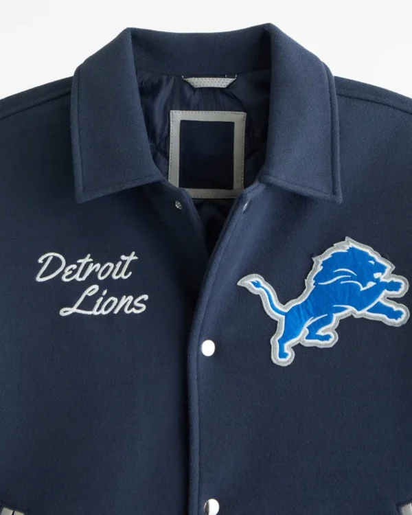 NFL Detroit Lions Varsity Bomber Jacket