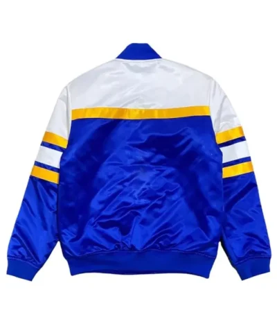 NFL LA Rams Special Script Satin Bomber Jacket