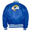 NFL Los Angeles Rams MA-1 Bomber Full-Zip Satin Royal Jacket