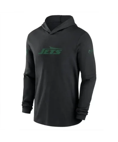 NFL New York Jets Nike Black Sideline Pullove Hoodie
