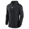 NFL New York Jets Sideline Performance Black Pullover Hoodie