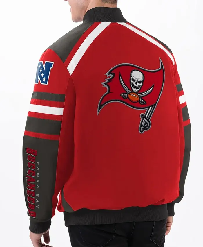 NFL Power Forward Racing Tampa Bay Buccaneers Bomber Jacket