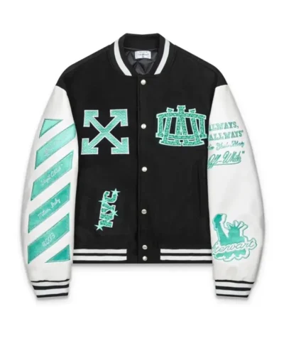 Off White X WNBA New York Liberty Varsity Jacket