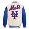 Retro Classic Rib New York Mets Varsity Jacket