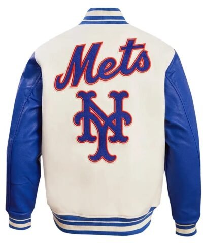 Retro Classic Rib New York Mets Varsity Jacket