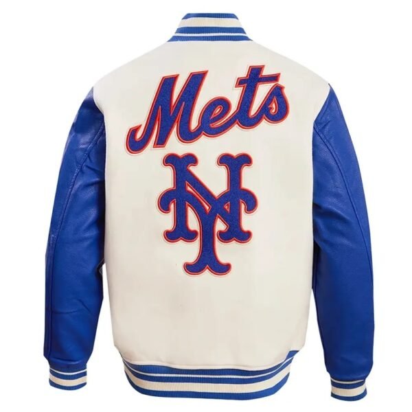 Retro Classic Rib New York Mets Varsity Jacket
