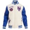 Retro Classic Rib New York Mets Varsity Jacket
