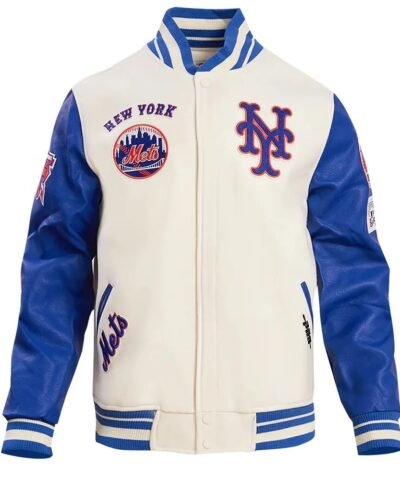 Retro Classic Rib New York Mets Varsity Jacket