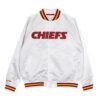 Kansas City Chiefs White Satin Jacket