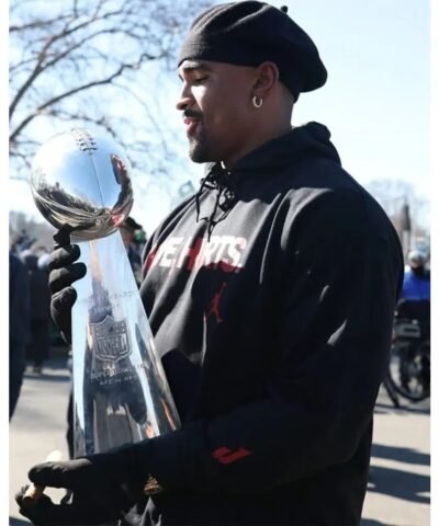 Jalen-Hurts-Love-Hurts-Printed-Black-Pullover-Hoodie