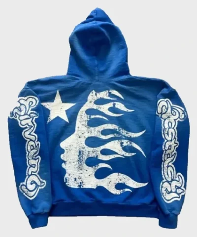 Hellstar Blue Pullover Hoodie