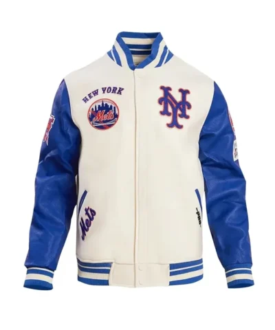 Retro Classic Rib New York Mets Varsity Jacket