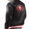 San Francisco 49ers Ace Satin Jacket - Back