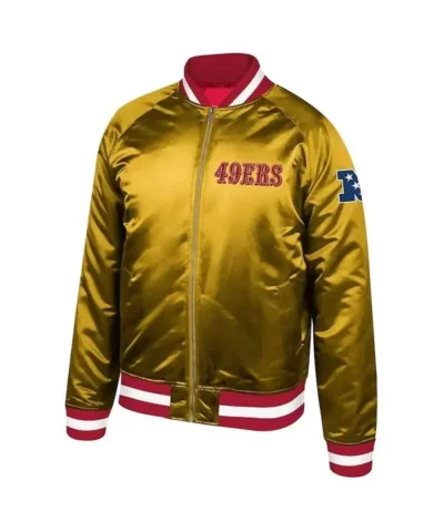 San Francisco 49ers Faithful To The Bay Bomber Jacket - Front