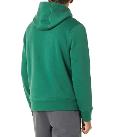 Sherpa Lined-Hoodie Green