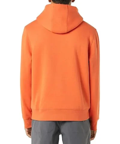 Sherpa Lined-Hoodie-Orange