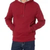 Sherpa Lined-Hoodie Red